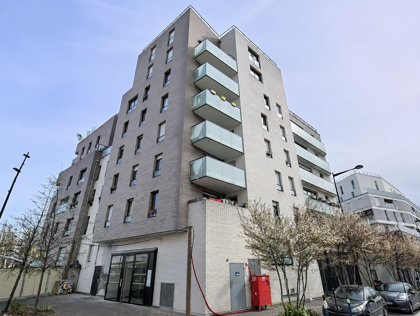 L'immeuble du cabinet, 5 allée Guy Debord à Aubervilliers